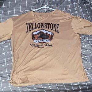 Yellowstone National Park Tan T-Shirt